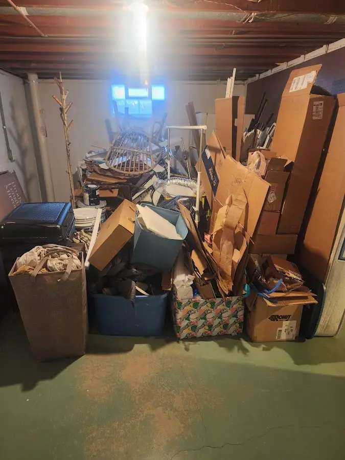 Roll-off dumpster container at job site for 20 Yard Dumpster Rental in Greenbriar